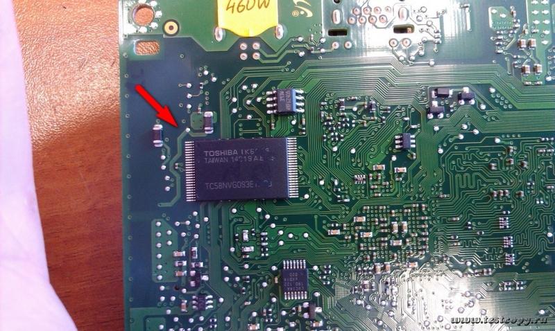 460W Toshiba tc58nvg0s3eta0b