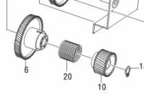 Шестерня привода картриджа